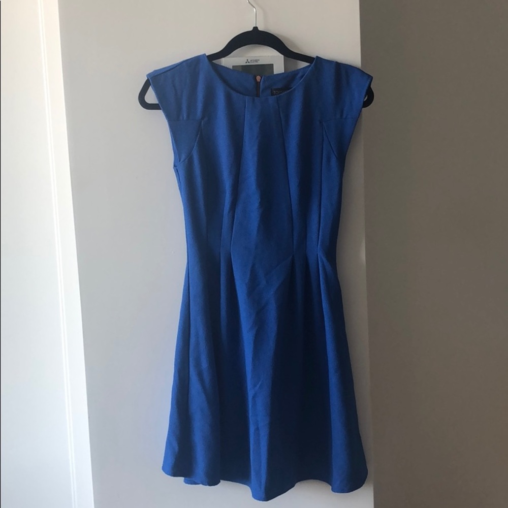 Topshop blue dress